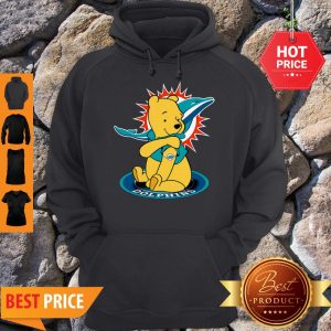 Official Pooh Tattoos Miami Dolphins Logo Hoodie
