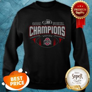 2019 Football Champions Ohio State Buckeyes Logo Sweatshirt