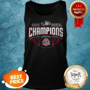 2019 Football Champions Ohio State Buckeyes Logo Tank Top