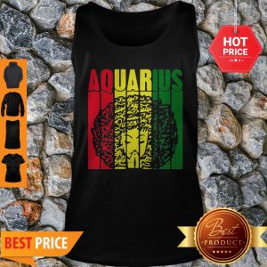 Official Aquarius Girl Jamaican Black Girl Rasta Tank Top