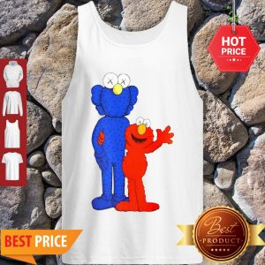 Official Elmo And Cookie Monster Muppet KAWS Style Tank Top