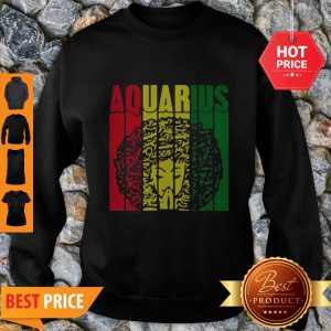 Official Aquarius Girl Jamaican Black Girl Rasta Sweatshirt