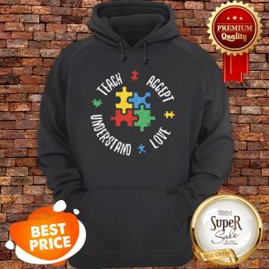 Autism Awareness Teacher Teach Accept Understand Love Hoodie