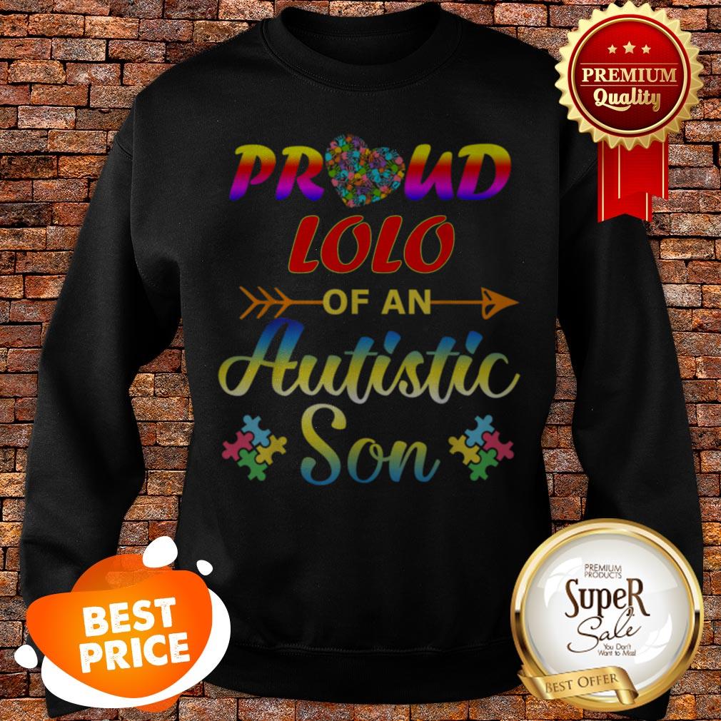 Autism Awareness Tee Proud Lolo Autistic Son Funny Gifts Sweatshirt Autism Awareness Tee Proud Lolo Autistic Son Funny Gifts Sweatshirt