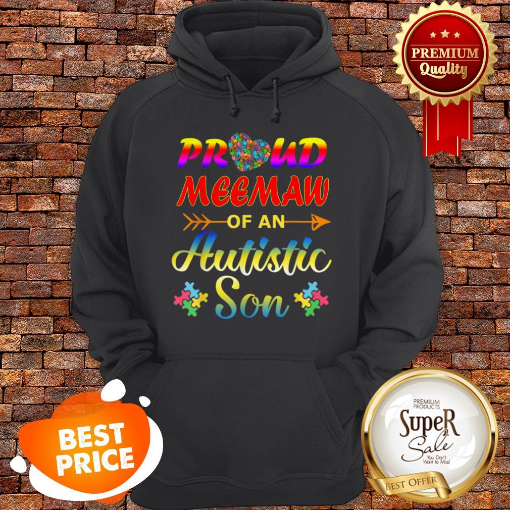 Autism Awareness Tee Proud Meemaw Autistic Son Funny Gifts Hoodie Autism Awareness Tee Proud Meemaw Autistic Son Funny Gifts Hoodie