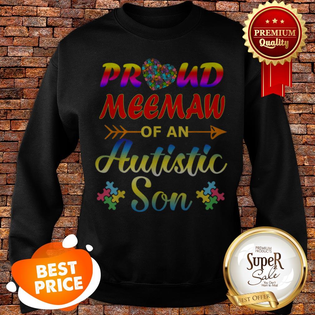 Autism Awareness Tee Proud Meemaw Autistic Son Funny Gifts Sweatshirt Autism Awareness Tee Proud Meemaw Autistic Son Funny Gifts Sweatshirt
