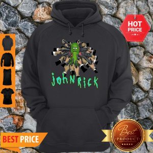 Awesome John Wick And Pickle Rick Hoodie