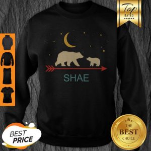 Awesome Shae Name Gift Personalized Mama Bear With 1 Cub Sweatshirt