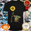Baby Yoda Hug Sunflower You Are My Sunshine Star Wars Shirt