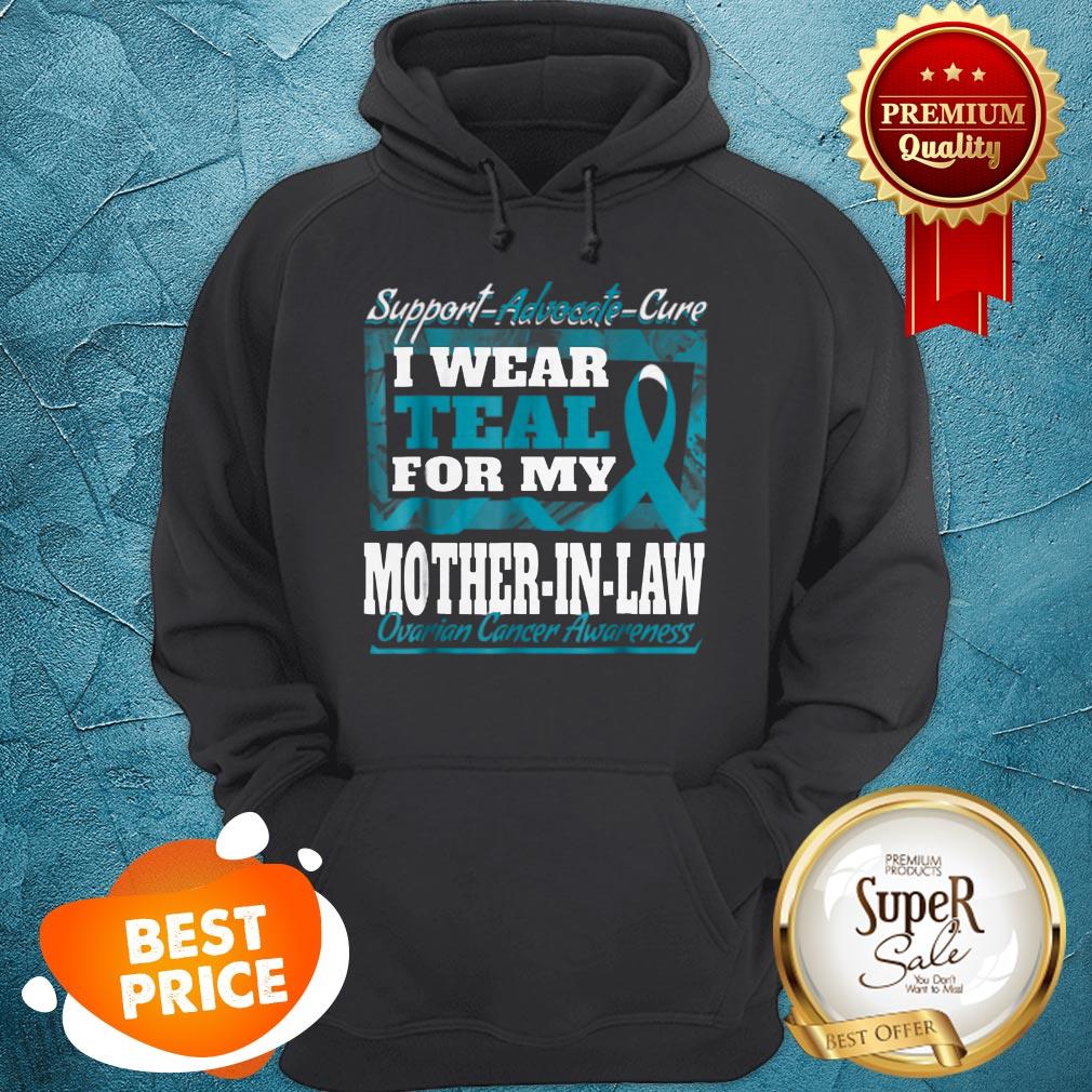 Beautiful Ovarian Cancer Awareness Ribbon For Mother In Law Hoodie Beautiful Ovarian Cancer Awareness Ribbon For Mother In Law Hoodie