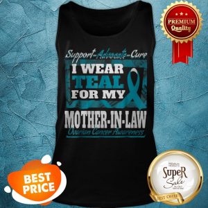 Beautiful Ovarian Cancer Awareness Ribbon For Mother In Law Tank Top