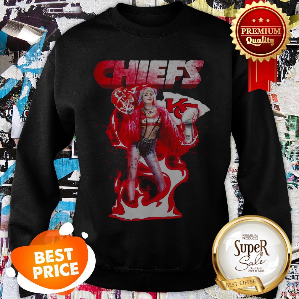 Birds of Prey Harley Quinn Kansas City Chiefs Champions Super Bowl LIV Sweatshirt Birds of Prey Harley Quinn Kansas City Chiefs Champions Super Bowl LIV Sweatshirt
