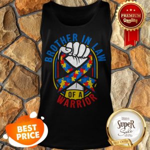 Brother In Law Of A Warrior Autism Awareness Matching Tank Top