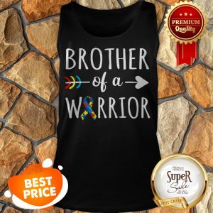 Brother Of A Warrior Autism Awareness Family Costumes Tank Top