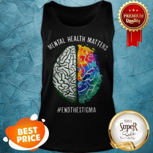 Colorful Brain Mental Health Matters #Endthestigma Tank Top