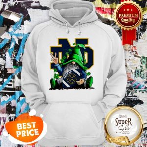 Gnomes Hug Notre Dame Fighting Irish Logo St. Patrick’s Day Hoodie