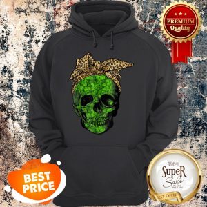 Leopard Bandana Shamrock Skull St Patrick’s Day Gifts Hoodie
