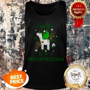 Lucky To Be A Pediatrician St Patrick’s Day Doctor Tank Top