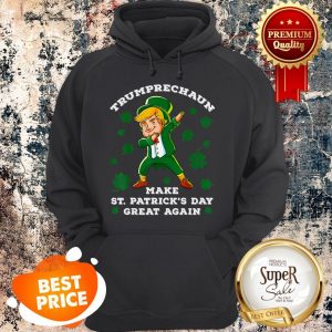 Make St Patricks Day Great Again Trump Leprechaun Hoodie