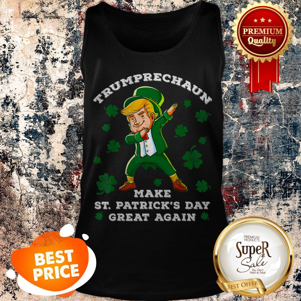 Make St Patricks Day Great Again Trump Leprechaun Tank Top Make St Patricks Day Great Again Trump Leprechaun Tank Top