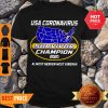 Map USA Coronavirus Survivor Champion 2020 Almost Heaven West Virginia Shirt