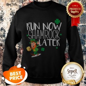 Marathon Running St Patricks Day Funny Race 5k Runner Gift Sweatshirt