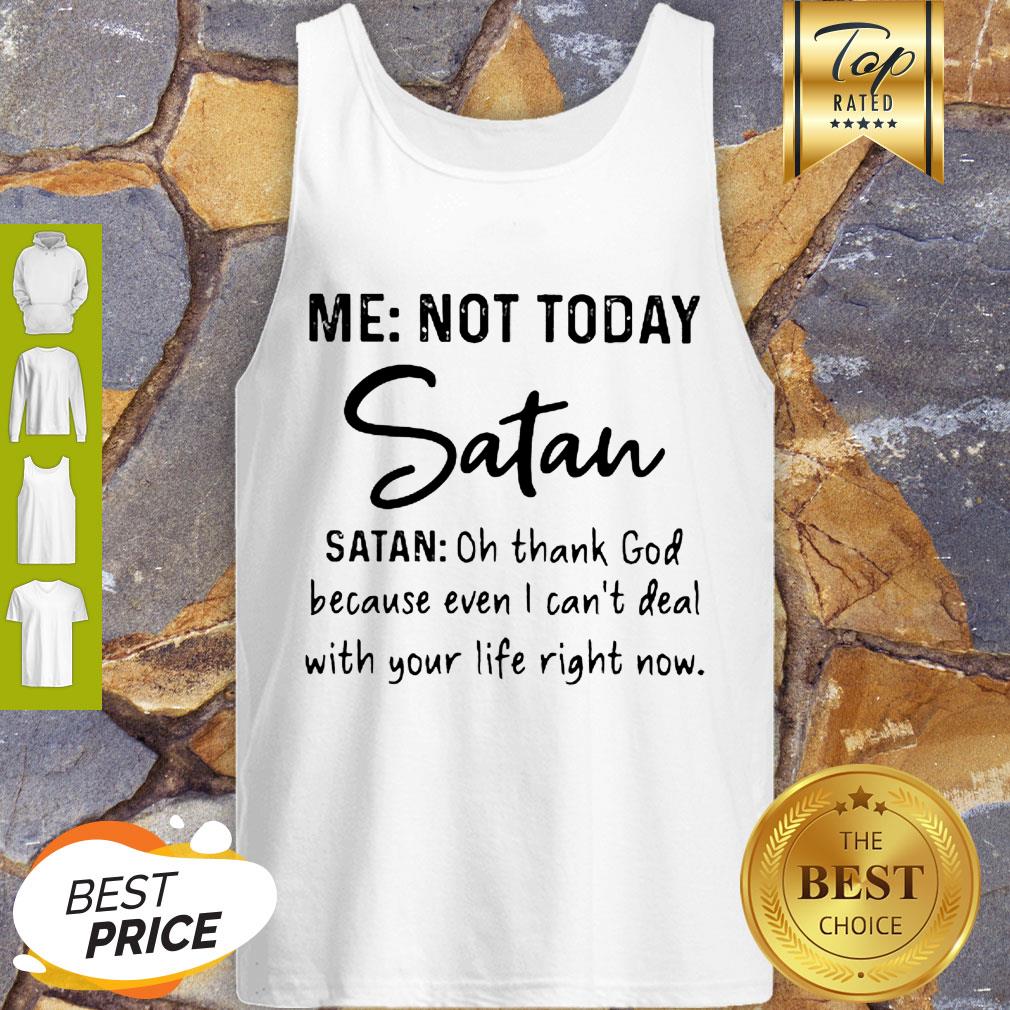 Me Not Today Santa Oh Thank God Because Even I Can’t Deal Tank Top Me Not Today Santa Oh Thank God Because Even I Can’t Deal Tank Top