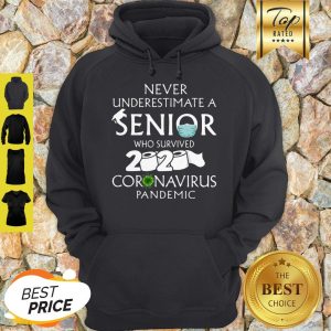 Never Underestimate A Senior 2020 Coronavirus Pandemic Hoodie