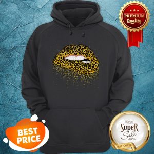 Nice Leopard Lips Printed Tee Women Mother Girlfriend Gifts Hoodie