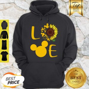 Nice Love Sunflower Mickey Mouse Hoodie