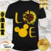 Nice Love Sunflower Mickey Mouse Shirt