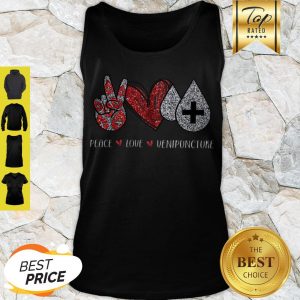 Nice Peace Love Venipuncture Medical Tank Top