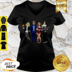 Nice Schitt’s Creek Cartoons Characters V-neck