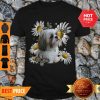 Nice Shih Tzu Daisy Flower Butterfly Shirt