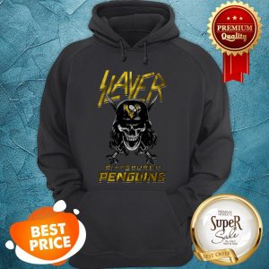 Nice Skull Slayer Pittsburgh Penguins Logo Hoodie