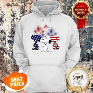 Nice Snoopy American Flag Version Hoodie