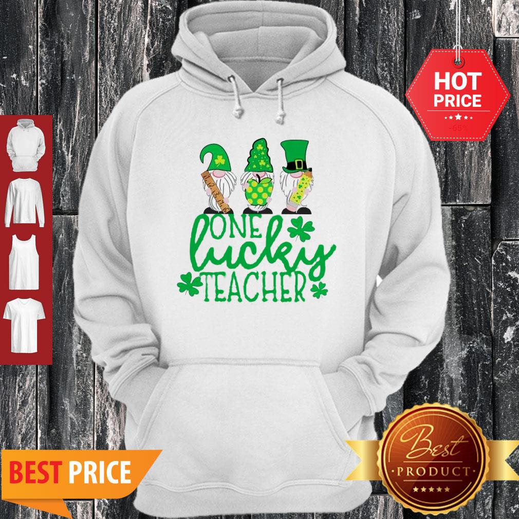 Nice St Patrick’s Day Gnome One Lucky Teacher Hoodie Nice St Patrick’s Day Gnome One Lucky Teacher Hoodie