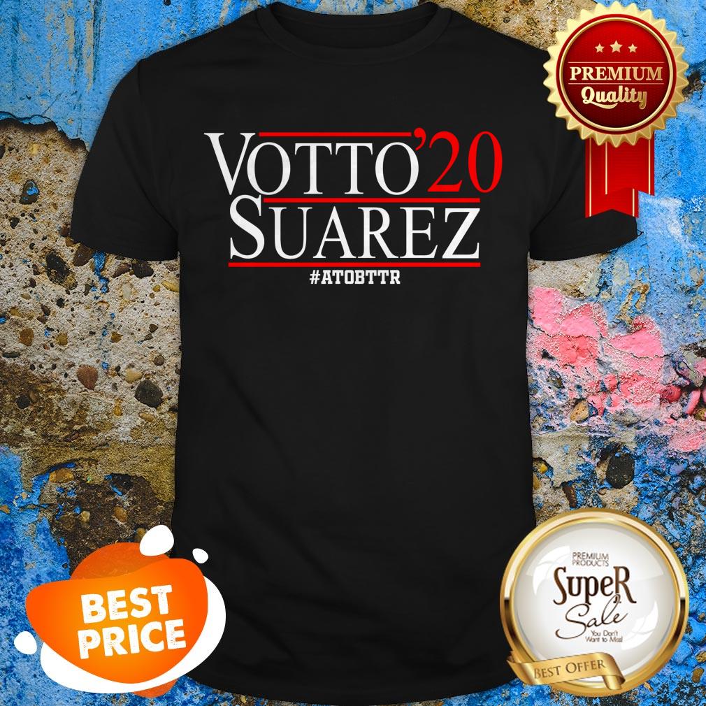 Nice Votto 20 Suarez #ATOBTTR Cincinnati Reds Shirt