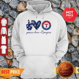 Official Peace Love Texas Rangers Hoodie