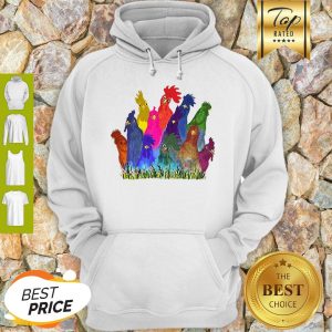 Premium Chickens Watercolor Hoodie