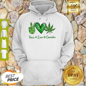 Premium Peace Love Cannabis Hoodie