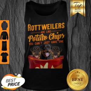 Premium Rottweilers And Potatoes Chips Funny Dog Mama Papa Tank Top