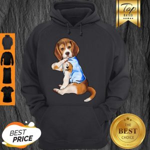Premium Women Gifts Beagle Dog Tattoo I Love Mom Hoodie