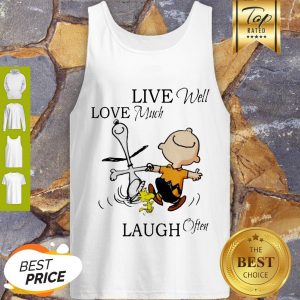Snoopy And Charlie Brown Live Well Love Much Laugh Often Tank Top