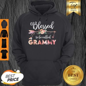 Top Womens Blessed Grammy Floral Grandma Mother’s Day Gift Hoodie