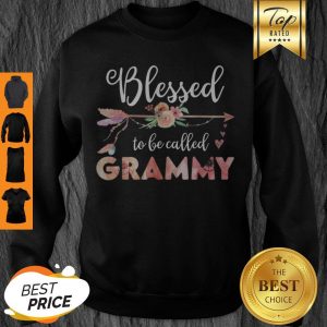 Top Womens Blessed Grammy Floral Grandma Mother’s Day Gift Sweatshirt