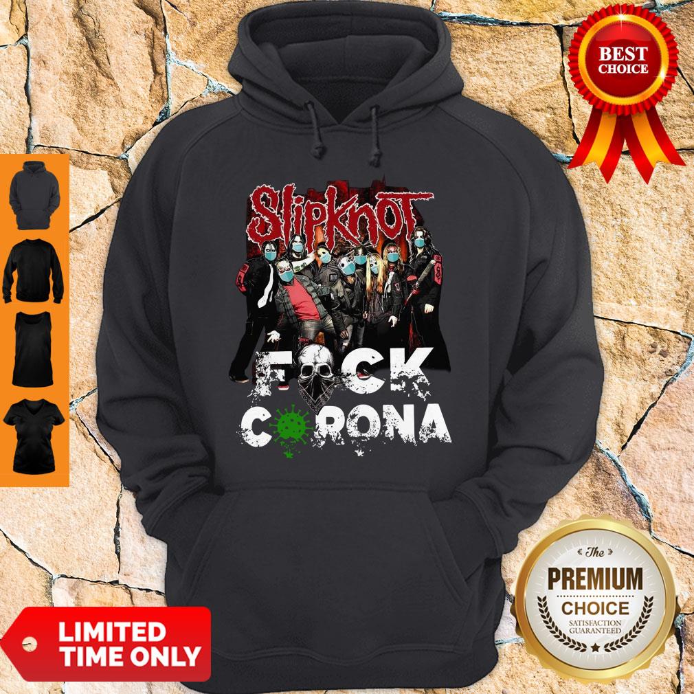 Awesome Slipknot Band Fuck Corona Hoodie Awesome Slipknot Band Fuck Corona Hoodie