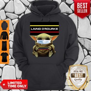 Official Baby Yoda Mask Laing O'Rourke Coronavirus Hoodie