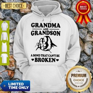 Grandma And Grandson A Bond That Can’t Be Broken White Version Hoodie