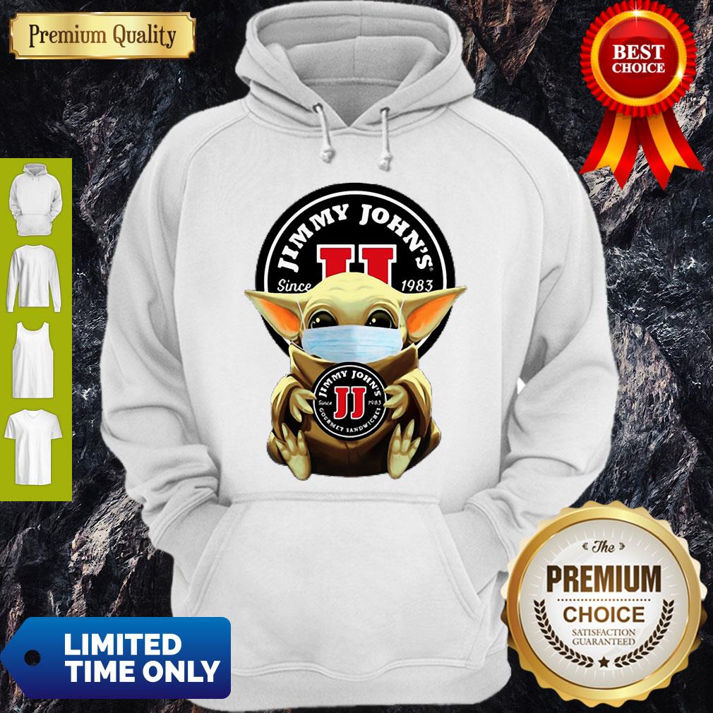 Premium Star Wars Baby Yoda Face Mask Hug Jimmy Johns Hoodie Premium Star Wars Baby Yoda Face Mask Hug Jimmy Johns Hoodie